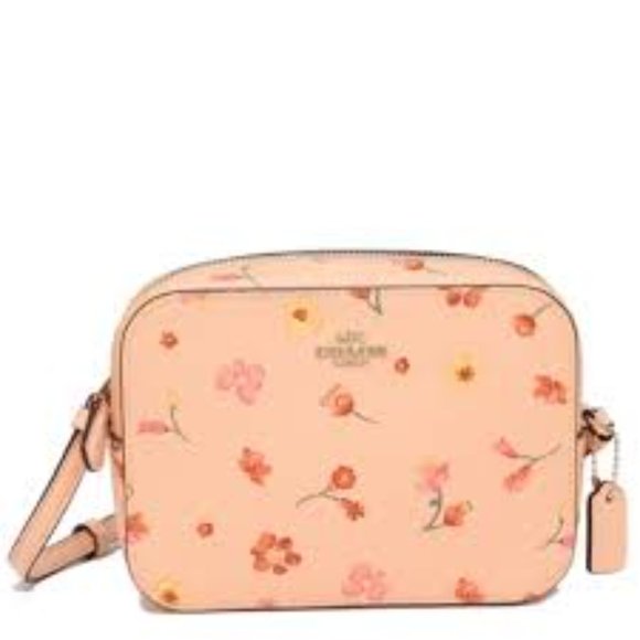 Coach Bags Nwt Coach Mini Camera Crossbody Leather Shoulder Bag Mystical Floral Blush C8699